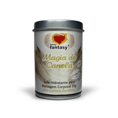 Vela Hidratante Beijável de Canela 35gr SexyFantasy