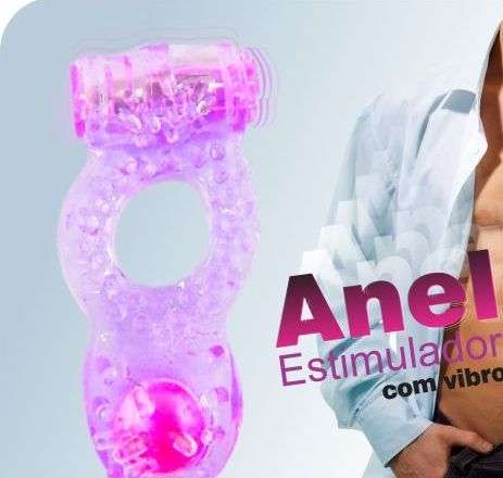 Anel com vibro e estimulador