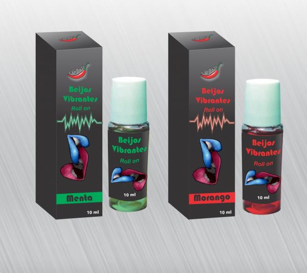 Gloss do beijo vibrante menta 10ml Chillies