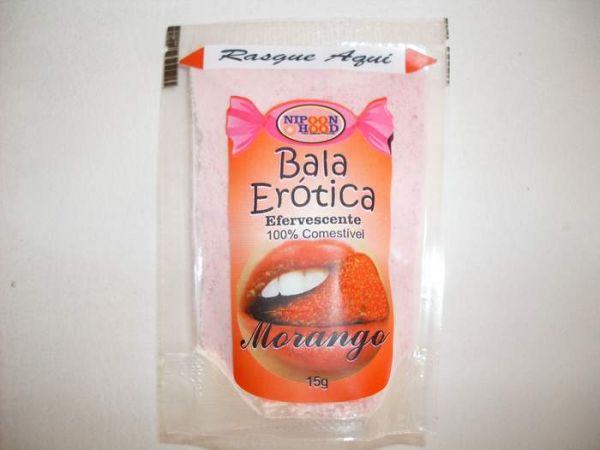 Bala Efervecente Morango Nipoon 20g